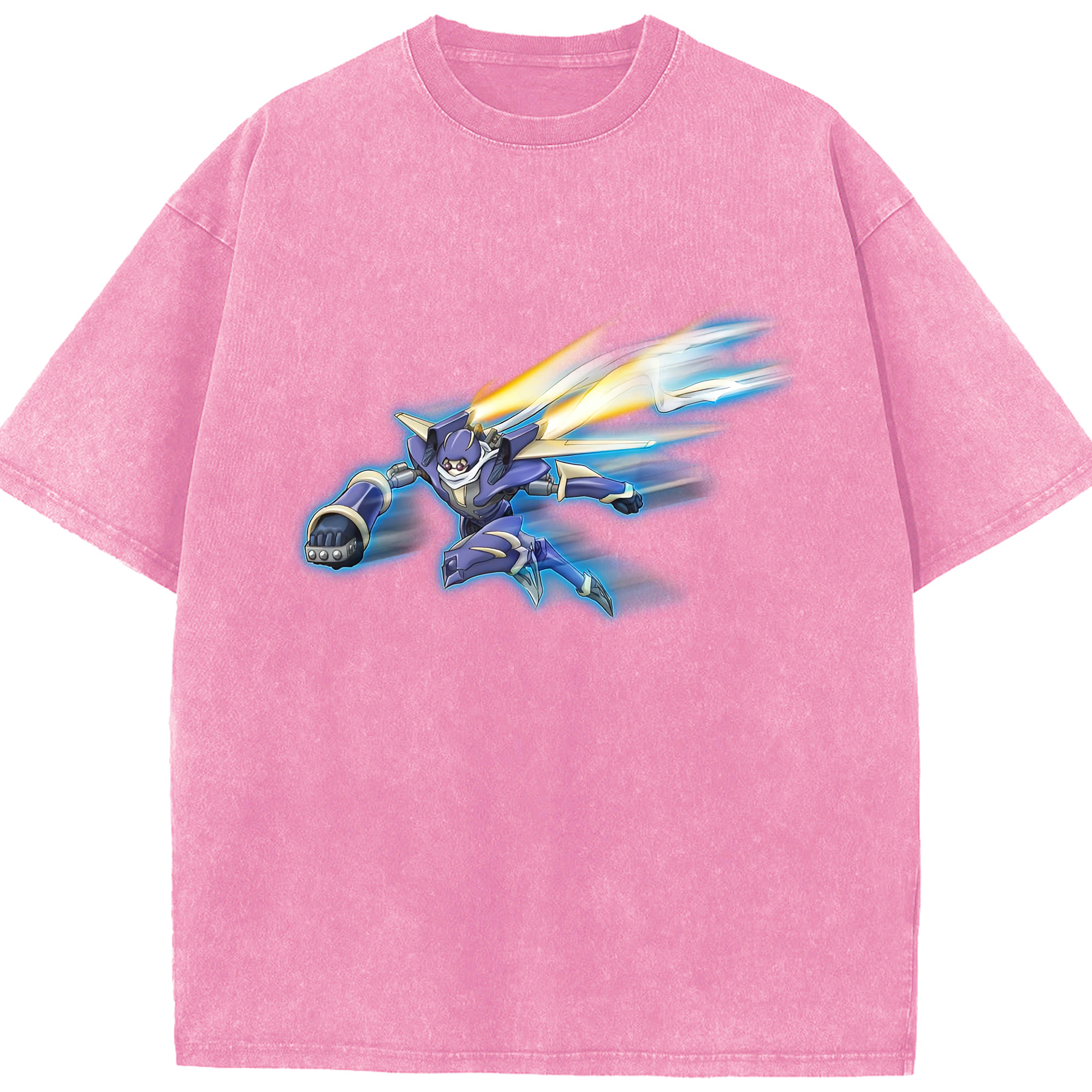 （画像用） 遊☆戯☆王 Yu-Gi-Oh! 綿100% ヴィンテージ風 半袖Tシャツ（フロントプリント）